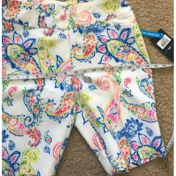 NWT IBKUL CORAL Pullon Golf short 4 - Picture 5 of 9